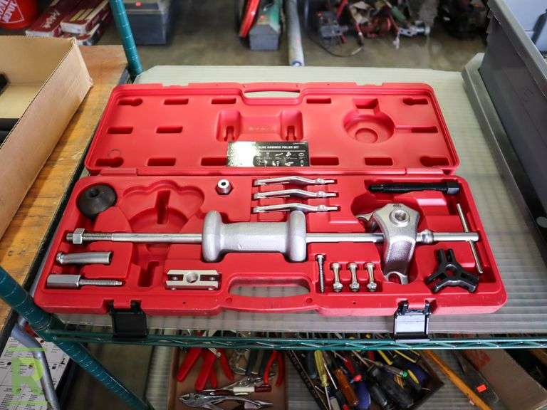 Mac Tools PS999B 5Lbs Slide Hammer Puller Set Roller