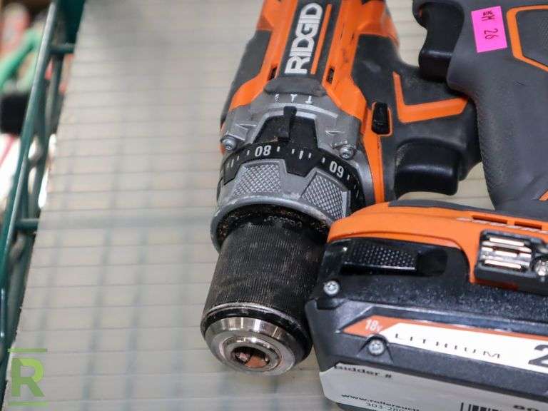 Ridgid R86116 and R8701 Drills With (1) Battery - Roller Auctions