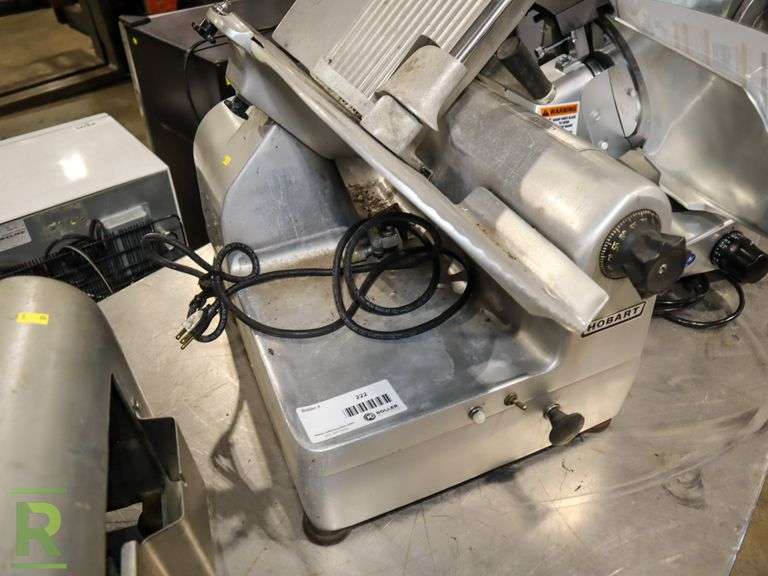 Hobart Meat Slicer, Thickness Adjustment Knob Broken Roller Auctions
