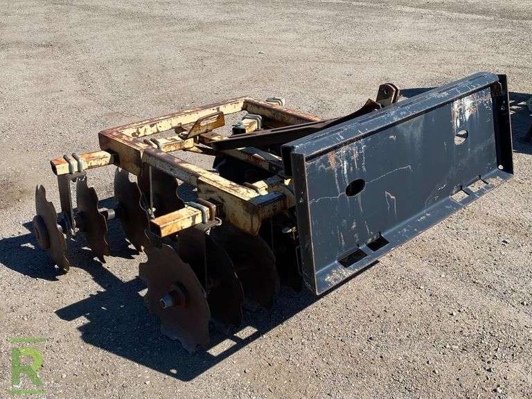 Land Pride DH1560 Disc Harrow Attachment, 3PT, With Skid Steer