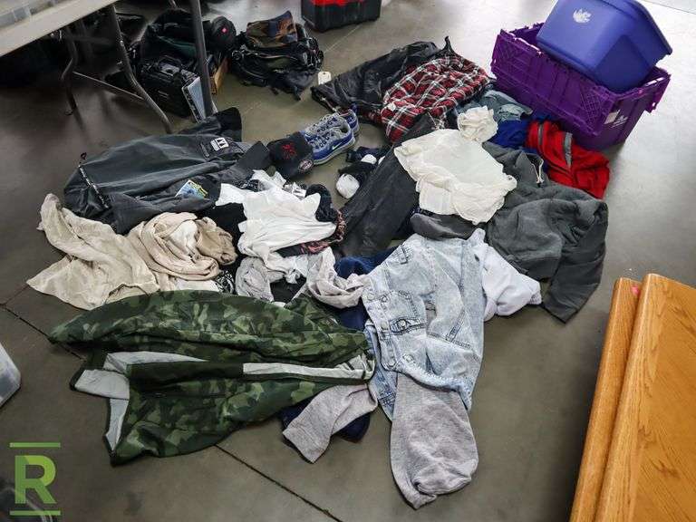 (2) Storage Totes With Clothes Roller Auctions