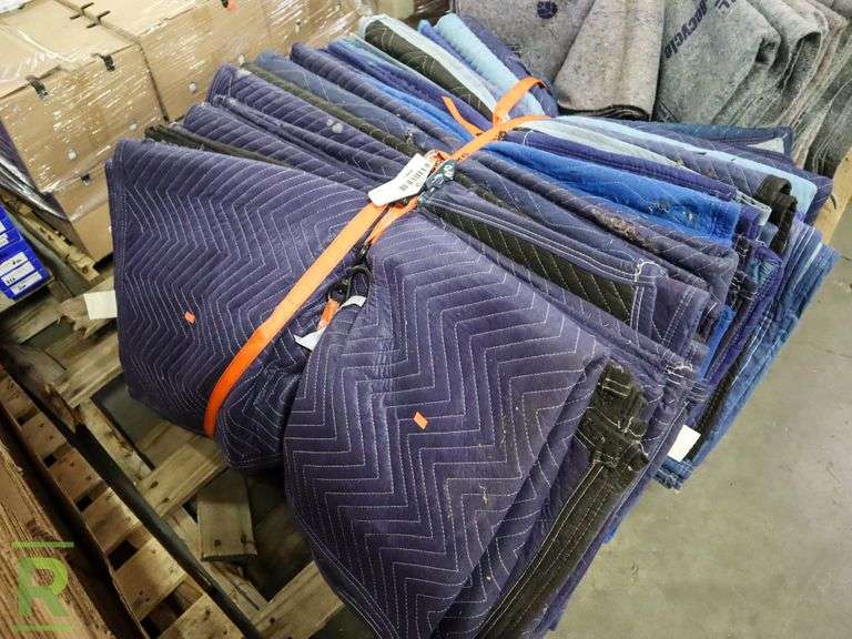 Pallet of Moving Blankets Roller Auctions