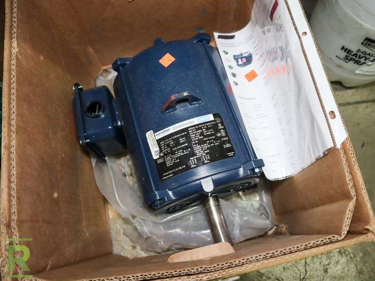 Marathon Motors 184TTDW16038 Electric Motor, 230V, 3ph, 5Hp Roller