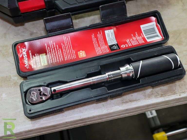 Husky 75Piece Toolset and Husky Torque Wrench Roller Auctions