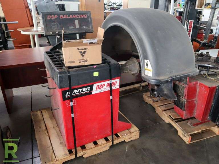 Hunter DSP9000 Wheel Balancer Roller Auctions