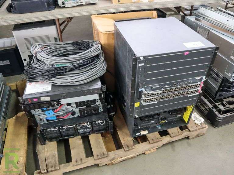 Pallet of Servers and Switches Roller Auctions
