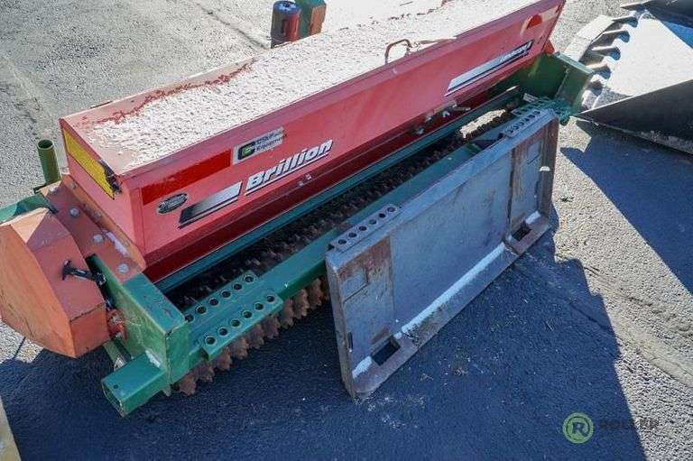 Brillion LLS6 Landscape 6 Seeder to Fit Skid Steer Roller Auctions