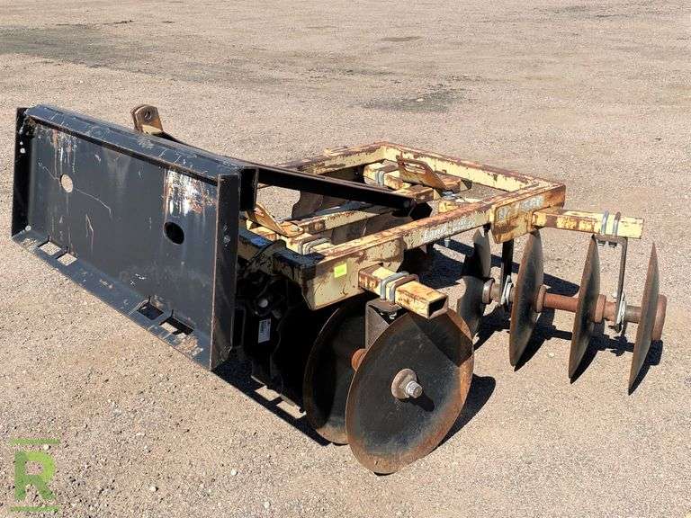 Land Pride DH1560 Disc Harrow Attachment, 3PT, With Skid Steer