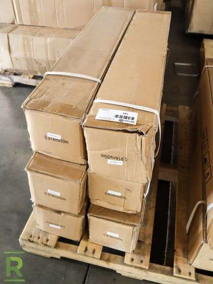 (5) Boxes of PVC Self Adhesive Vinyl, 0.914M x 50M - Roller Auctions
