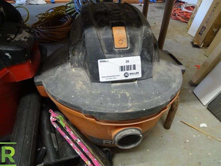 Ridgid HD06001 Wet / Dry Vac and Craftsman Wet / Dry Vac Roller Auctions