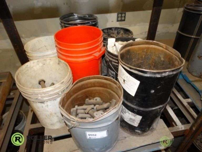 (8) Buckets of Structural Nuts and Bolts Roller Auctions