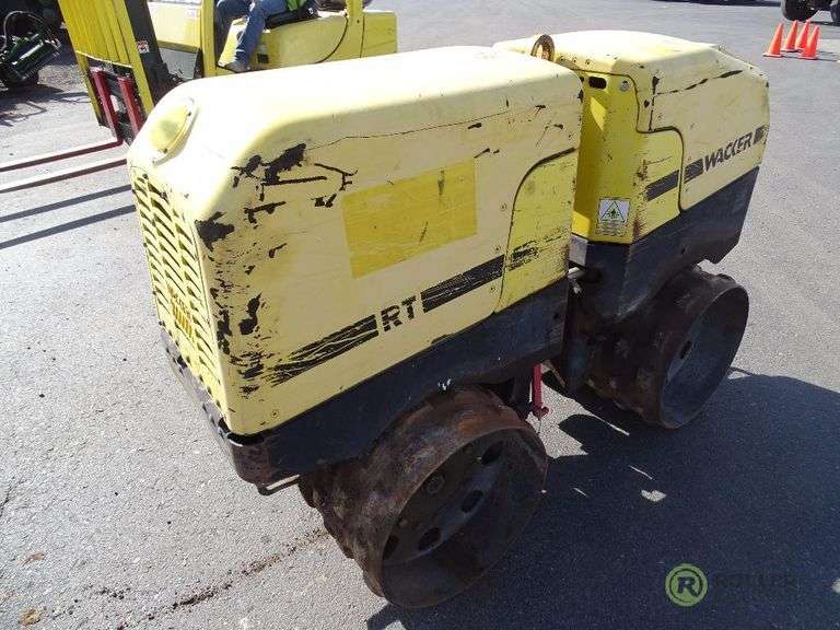 WACKER RT Walkbehind Trench Roller, Lombardini Diesel, 33in Double