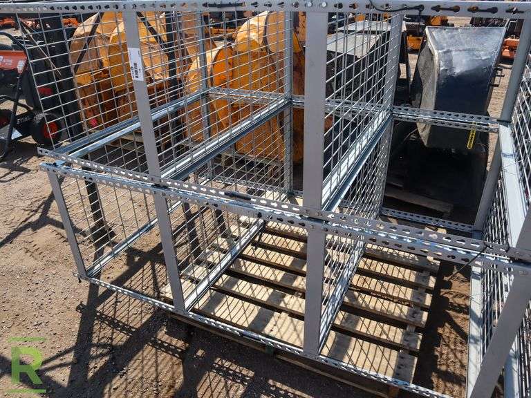 (4) 4Tier Warehouse Shelving Units Roller Auctions