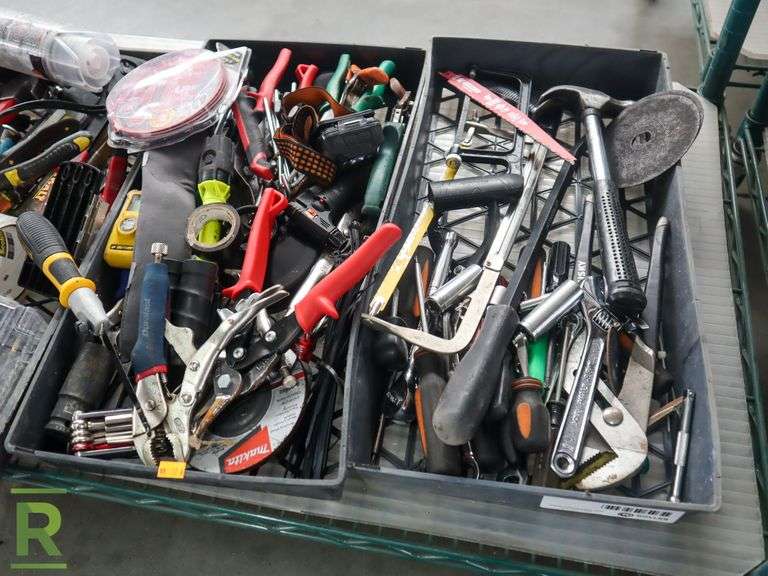 (5) Trays of Hand Tools - Roller Auctions