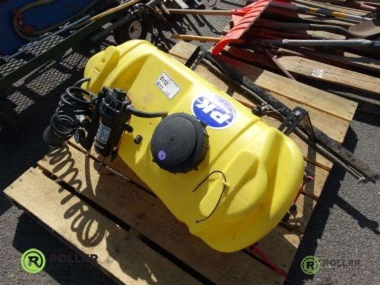 Poly Tank and Spray System With High Flo Gold Series Pump Roller Auctions