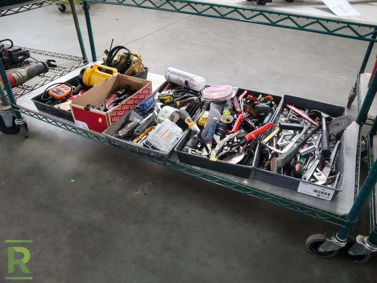 (5) Trays of Hand Tools - Roller Auctions