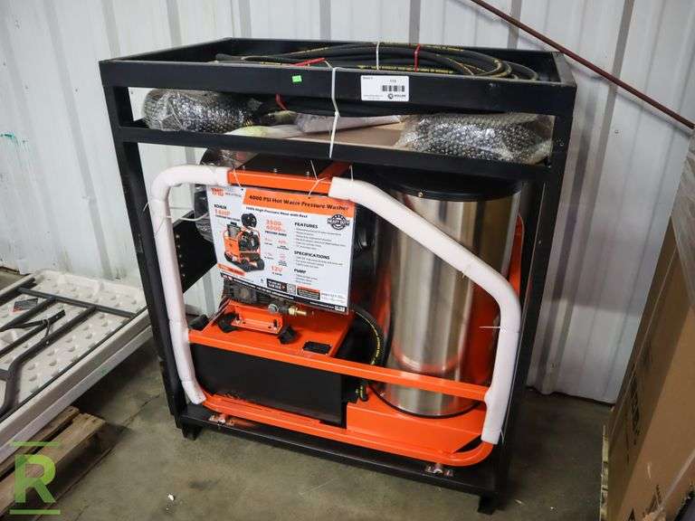 New TMG Industrial TMGHW41R 4000PSI Hot Water Pressure Washer