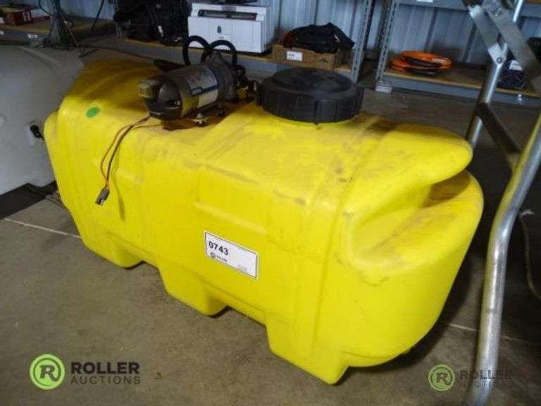 PK MFG Corp 25Gallon Spot Sprayer, 1.8GPM Roller Auctions