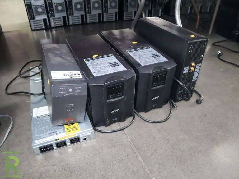 (5) Assorted APC Battery Backups Roller Auctions