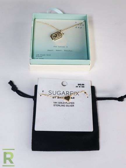 Necklace, Stamped 14K Gold Plated - Roller Auctions