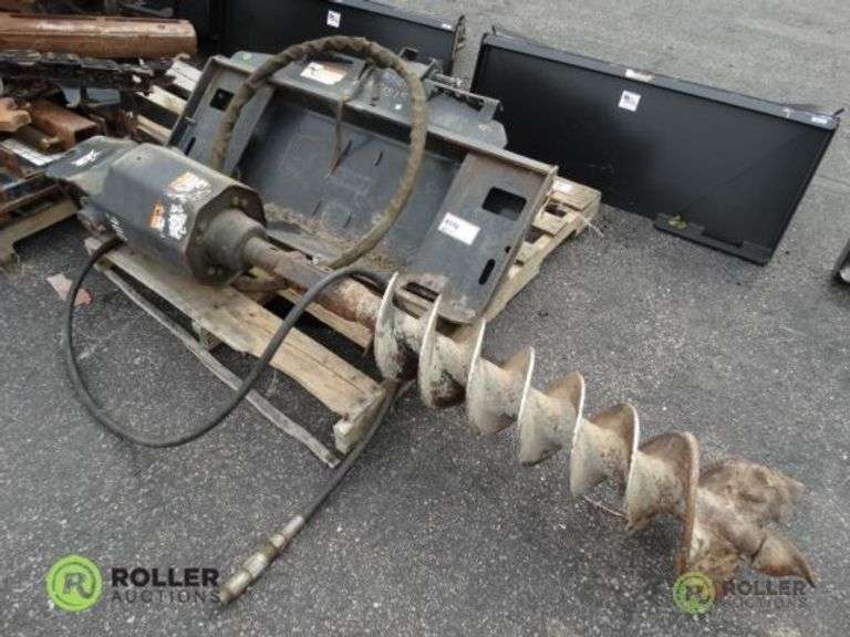 Bobcat Auger Attachment for Skid Steer Roller Auctions