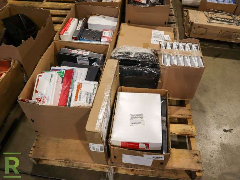 Pallet of Office Supplies Roller Auctions