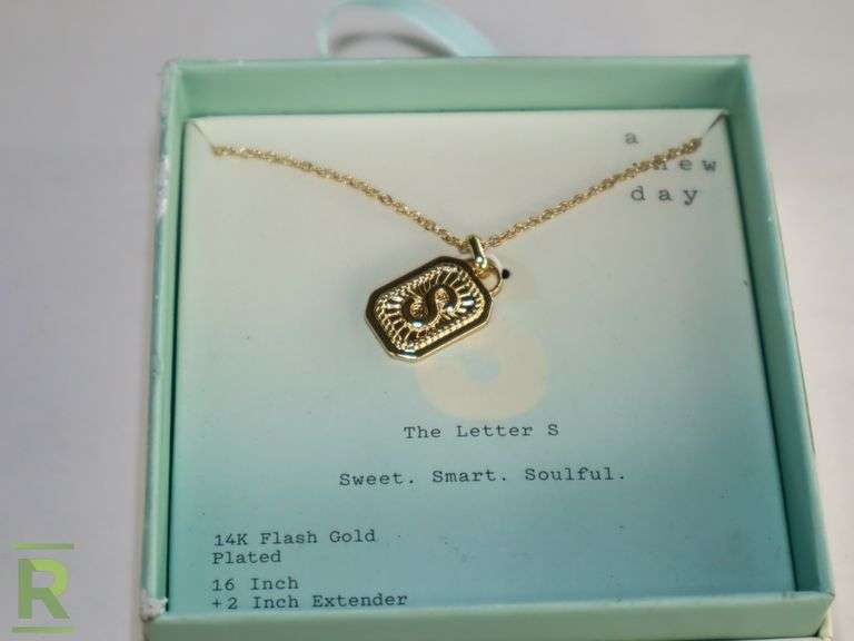 Necklace, Stamped 14K Gold Plated - Roller Auctions
