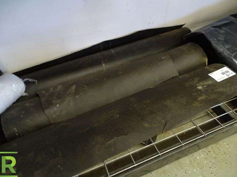 (3) Rolls of Tar Paper and Roll of Poly Sheeting Roller Auctions