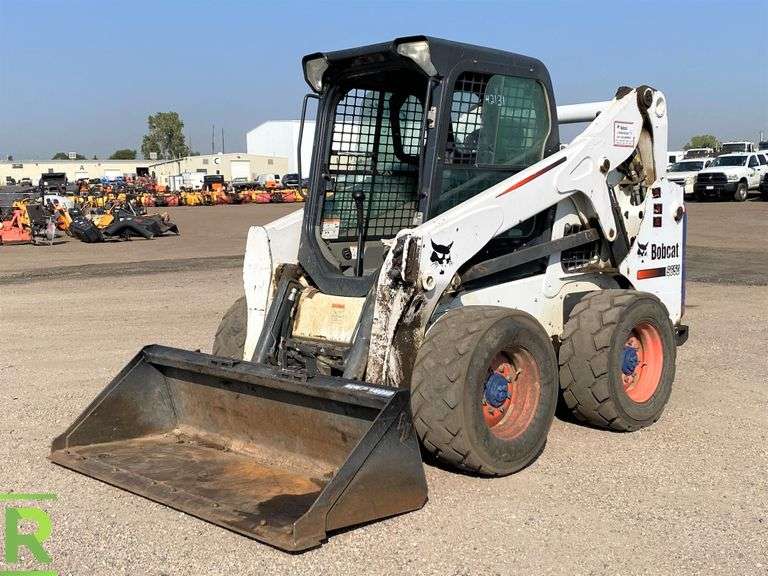 2016 Bobcat S650 Skid Steer Loader, 6' Bucket, Auxiliary Hydraulics