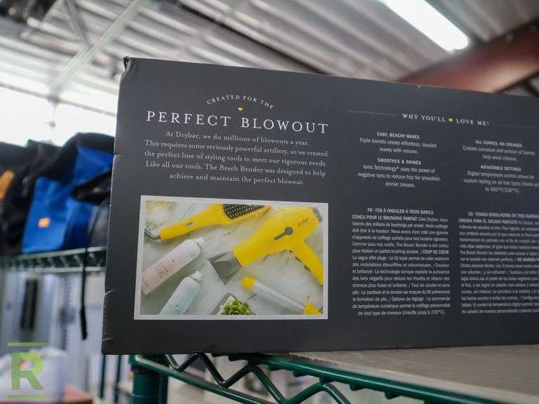 Drybar The Beach Bender Triple Barrel Wave Iron - Roller Auctions