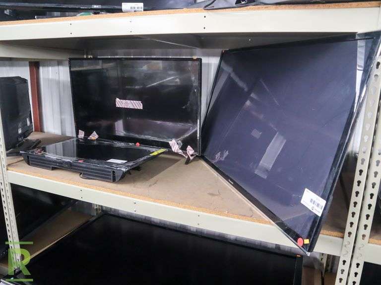 (3) TVs; Panasonic, Element, LG (Cracked Screens) Roller Auctions