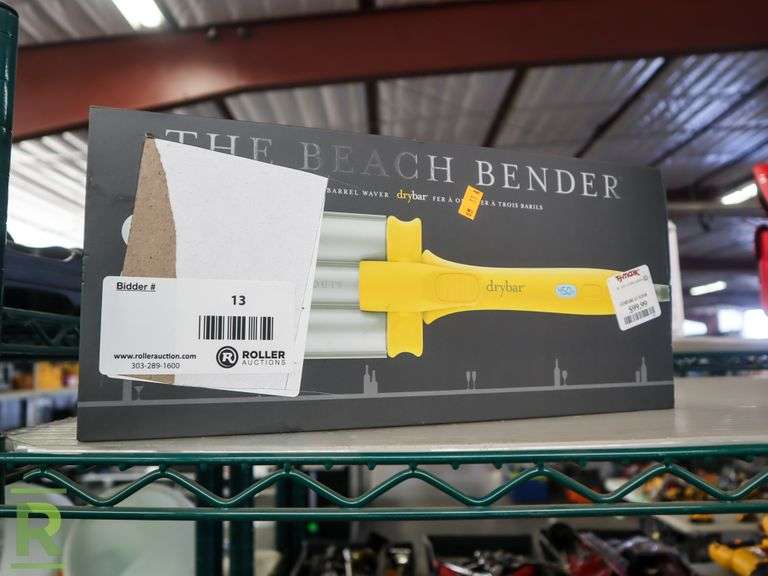 Drybar The Beach Bender Triple Barrel Wave Iron - Roller Auctions