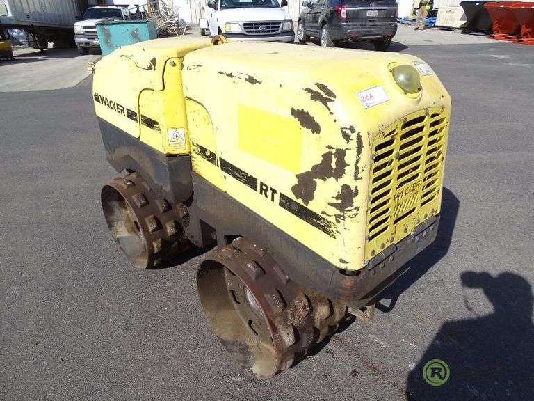 WACKER RT Walkbehind Trench Roller, Lombardini Diesel, 33in Double