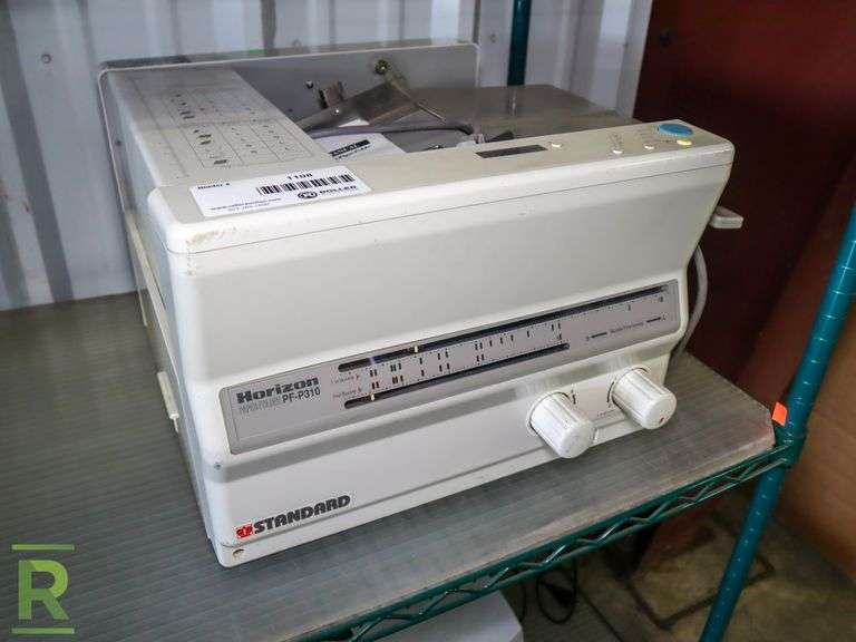 Standard PFP310 Paper Folder Roller Auctions