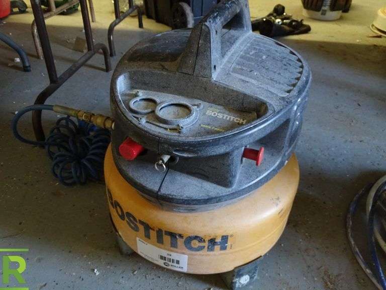 Bostitch 1850BN 6Gallon Pancake Air Compressor Roller Auctions