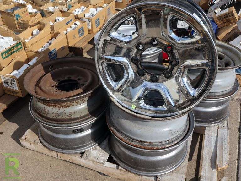 Pallet of Truck Rims Roller Auctions