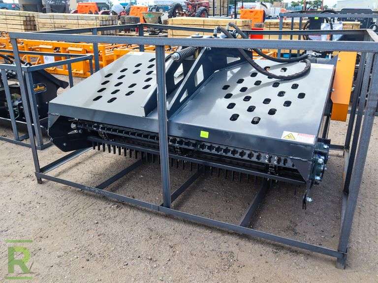 New Land Honor Hydraulic Landscape Rake to Fit Skid Steer Loader, 66