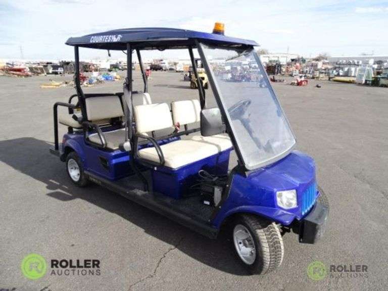 Tomberlin Electric Golf Cart, With Charger, Flat Tire Roller Auctions