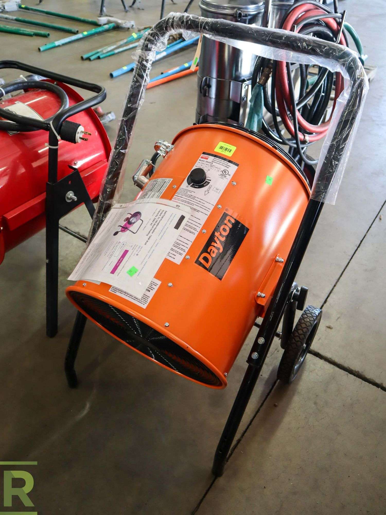 Dayton 784JJ1A Salamander Electric Heater, 208V, 3 Phase - Roller Auctions