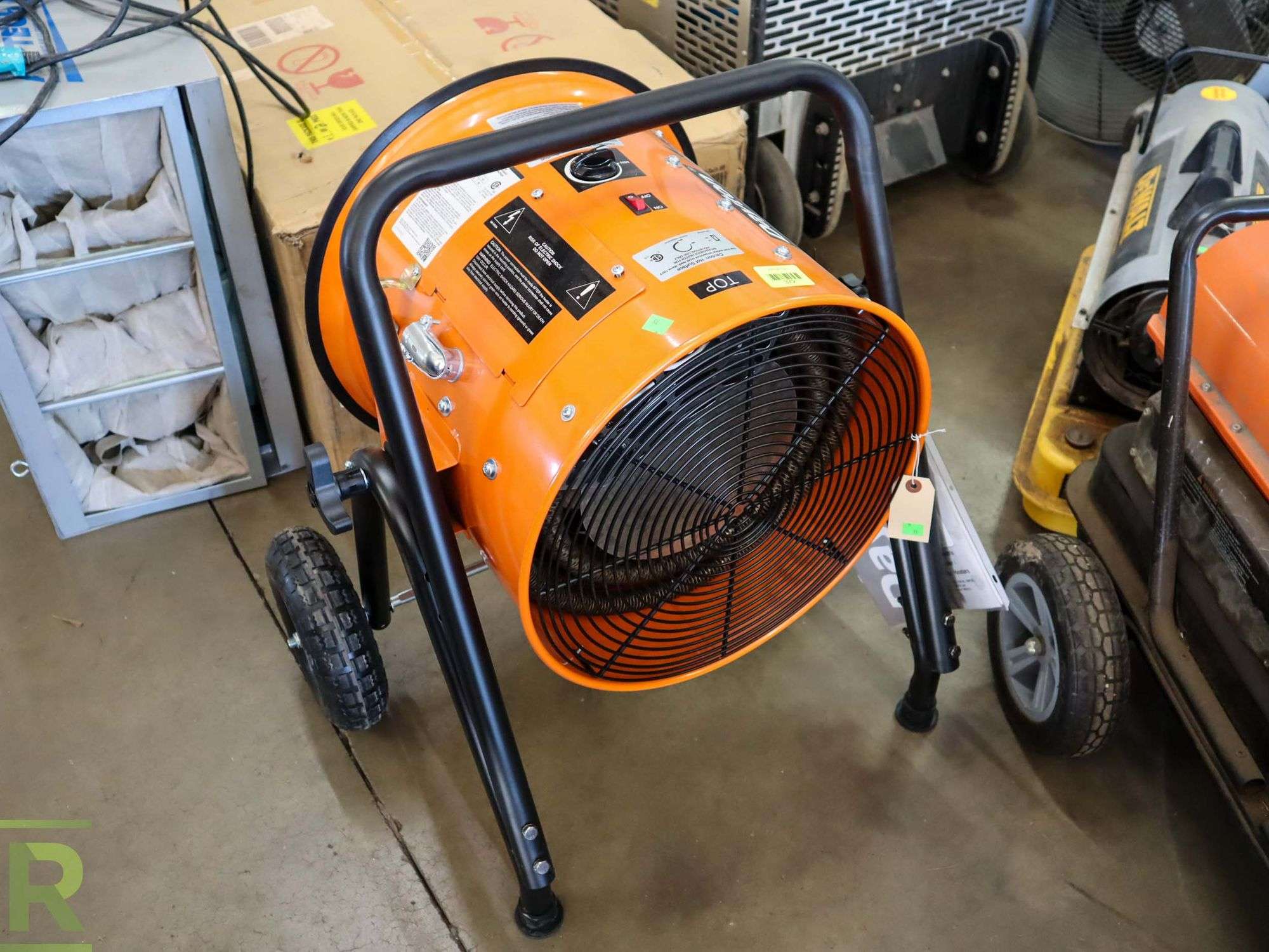 Dayton 1RKT9C Salamander Electric Heater, 208V, 3 Phase - Roller Auctions