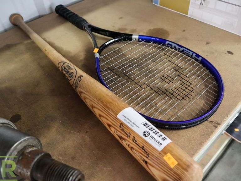 Baseball Bat and Tennis Racket - Roller Auctions