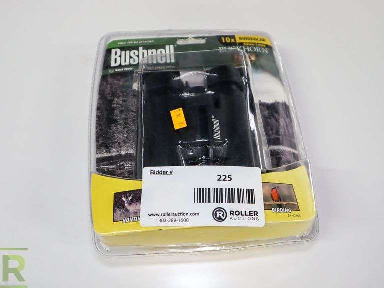 New Bushnell Buckhorn 10x42 Binoculars - Roller Auctions