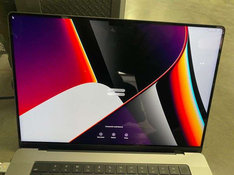 Apple MacBook Pro, Model A2485 (Account Locked) - Roller Auctions