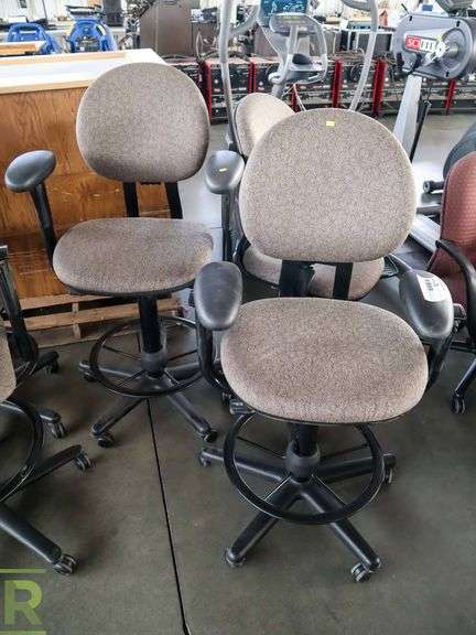 (3) Office Stools - Roller Auctions