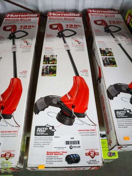Homelite 13" Electric String Trimmer / Edger - Roller Auctions