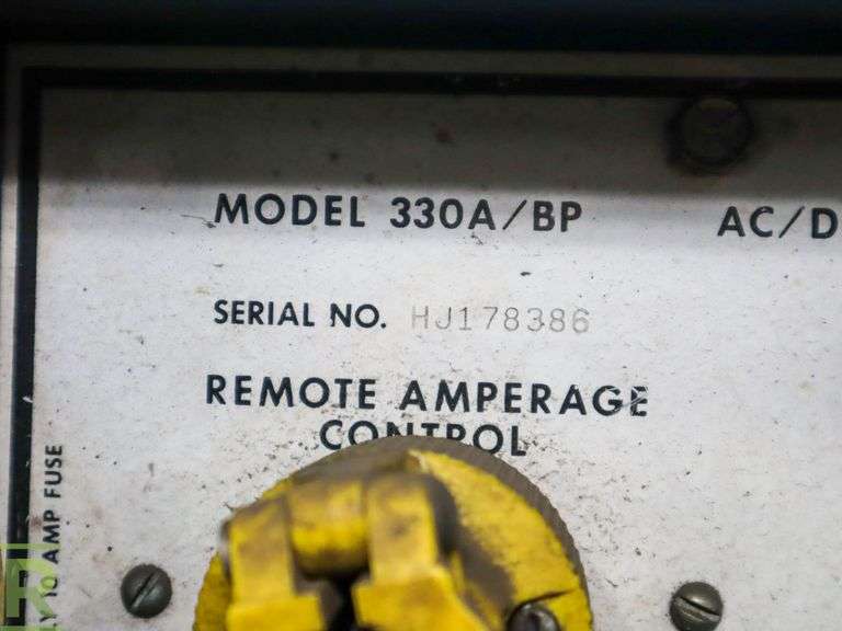 Miller 330A/BP Arc Welder, 230-575V, 3PH - Roller Auctions