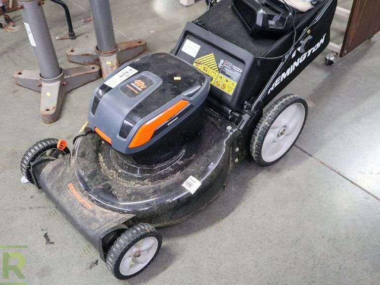 Remington 40V Electric Lawnmower With Battery and Charger (Missing (1) 20V Battery) - Roller Auctions