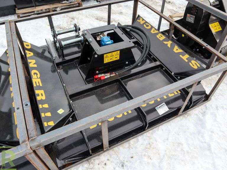 New Agrotk Hydraulic Brush Cutter to Fit Excavator Roller Auctions