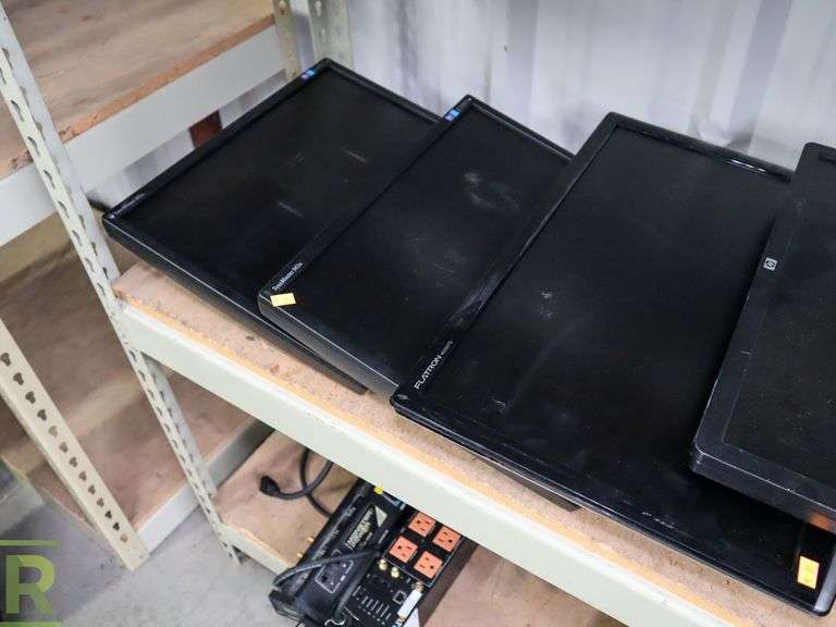 (9) Computer Monitors; Dell, Hp, Samsung - Roller Auctions