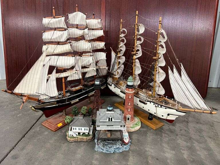 Collectable Lighthouses and Ships - Proceeds Benefiting the Cystic Fibrosis Foundation